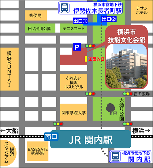 技能文化会館MAP2026 技能文化会館MAP2026